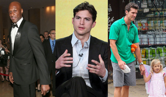 Lamar Odom, Ashton Kutcher, Jason Hoppy Lamar Odom, Ashton Kutcher, Jason Hoppy